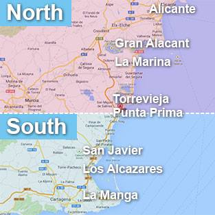 Kidease Nursery Hire in Spain Area Map
